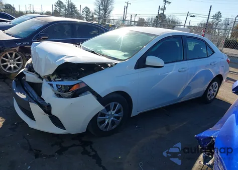 2015 Toyota Corolla L from USA, damaged, VIN 2T1BURHE3FC433313